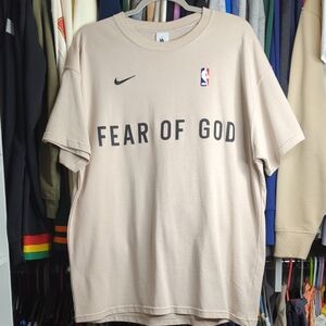 Nike x Fear Of God T Shirt Oatmeal - Size M
